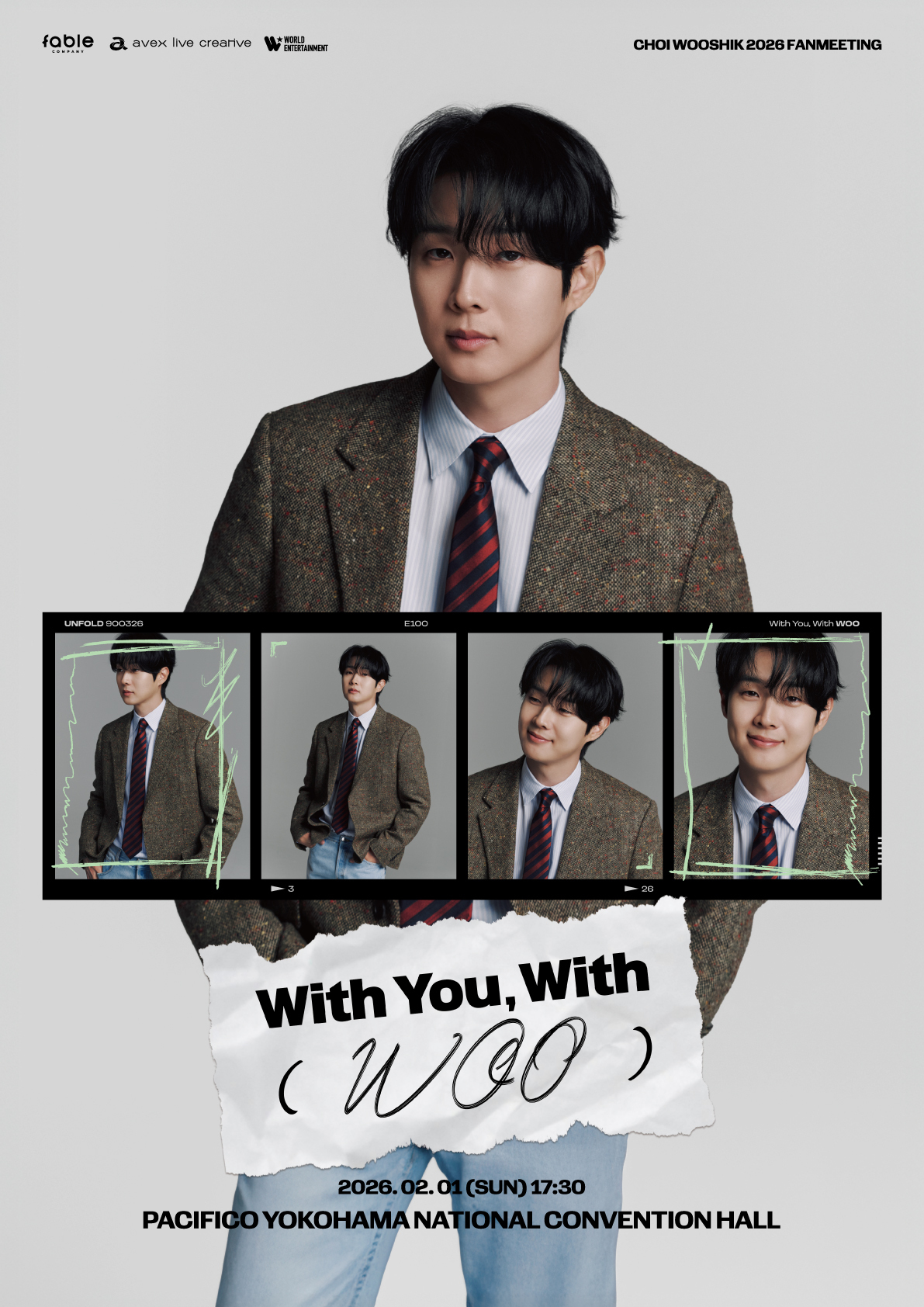 Wooshik@様 CHOI WOOSHIK JAPAN FANMEETING 2026 “With You, With WOO